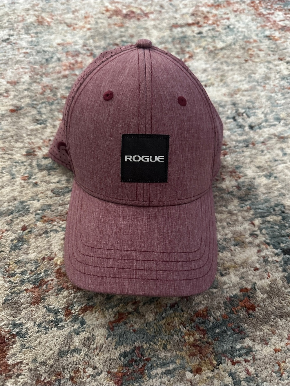 Rogue Heathered Maroon Adjustable Baseball Hat